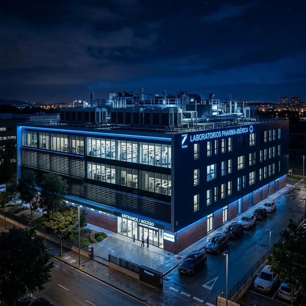 Laboratorios Roche Leganés — primer VRV CO₂ en España